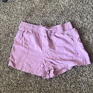 Women’s Pink Drawstring Relaxed Shorts